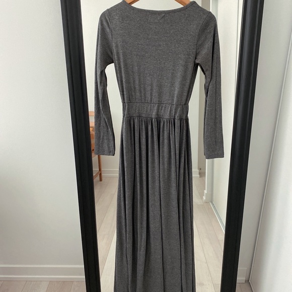 Long sleeves maxi dress - Picture 6 of 9